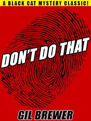 cover image of Don't Do That